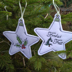 Stickdatei - Christbaumschmuck STERNE Single Line - Sewando