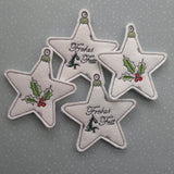 Stickdatei - Christbaumschmuck STERNE Single Line - Sewando