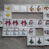 Stickdatei - DO-MI-NO Spiel "Weihnachten"