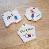 Stickdatei - Set "Blanko-Anhänger" (20 Formen zum Selbstgestalten)