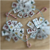 Stickdatei - DO-MI-NO Spiel "Weihnachten"