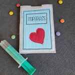 Stickdatei - SCRIBBLE Impfpass - Hüllen (6 Motive) - Sewando