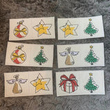 Stickdatei - DO-MI-NO Spiel "Weihnachten"
