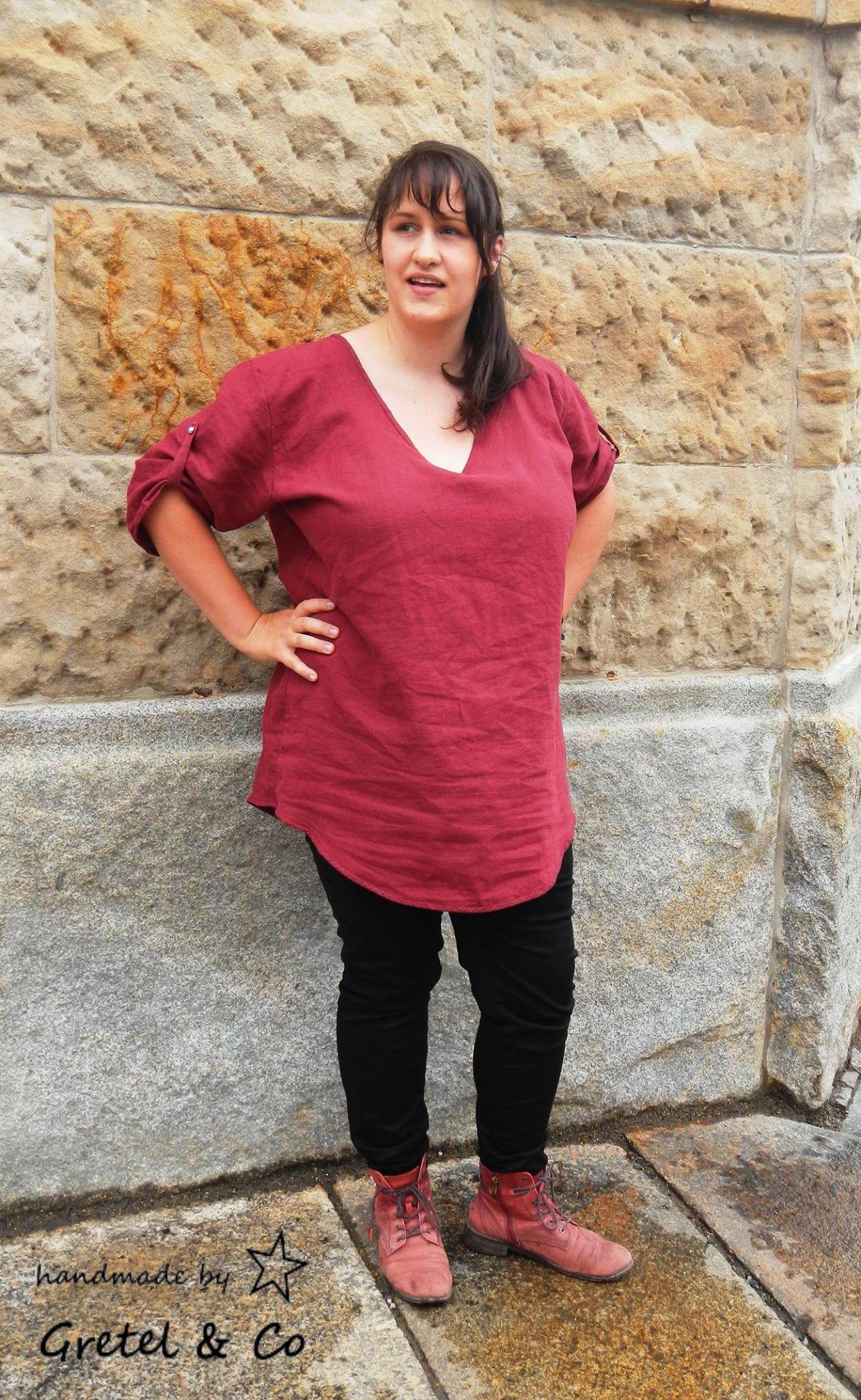 Schnittmuster Bluse/ Tunika ANKI Gr. XS-XXL : - Sewando