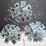 Stickdatei - DO-MI-NO Spiel "Weihnachten"