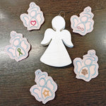 10x Stickdatei Schutzengel Achtsamkeit - Sewando