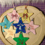 Stickdatei - Christbaumschmuck STERNE Single Line - Sewando