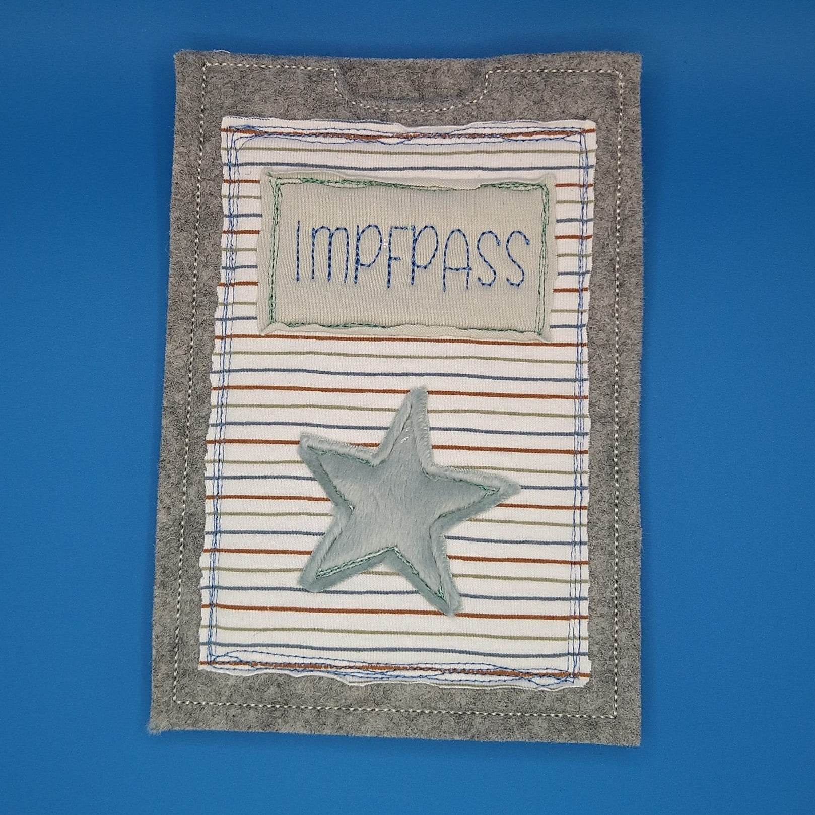Stickdatei - SCRIBBLE Impfpass - Hüllen (6 Motive) - Sewando