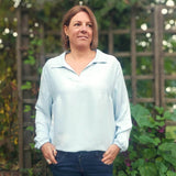 Schnittmuster Blusenshirt WEIDACH 1 - Webware Gr. 34-54 + Videoanleitung : - Sewando