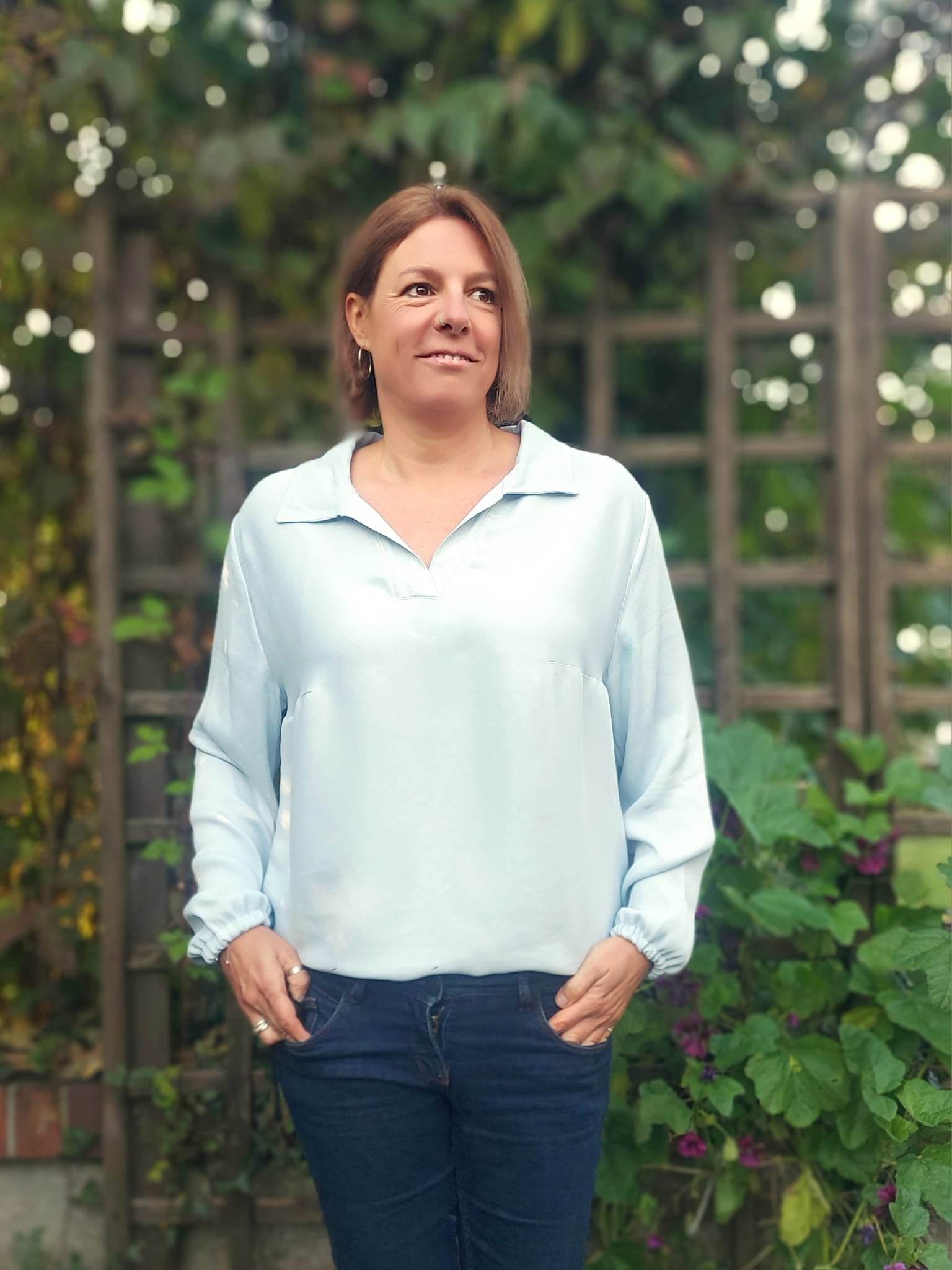 Schnittmuster Blusenshirt WEIDACH 1 - Webware Gr. 34-54 + Videoanleitung : - Sewando
