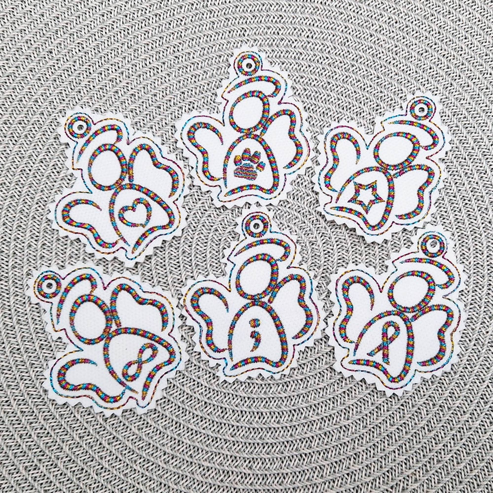10x Stickdatei Schutzengel Achtsamkeit - Sewando