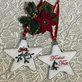 Stickdatei - Christbaumschmuck STERNE Single Line - Sewando