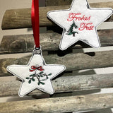Stickdatei - Christbaumschmuck STERNE Single Line - Sewando