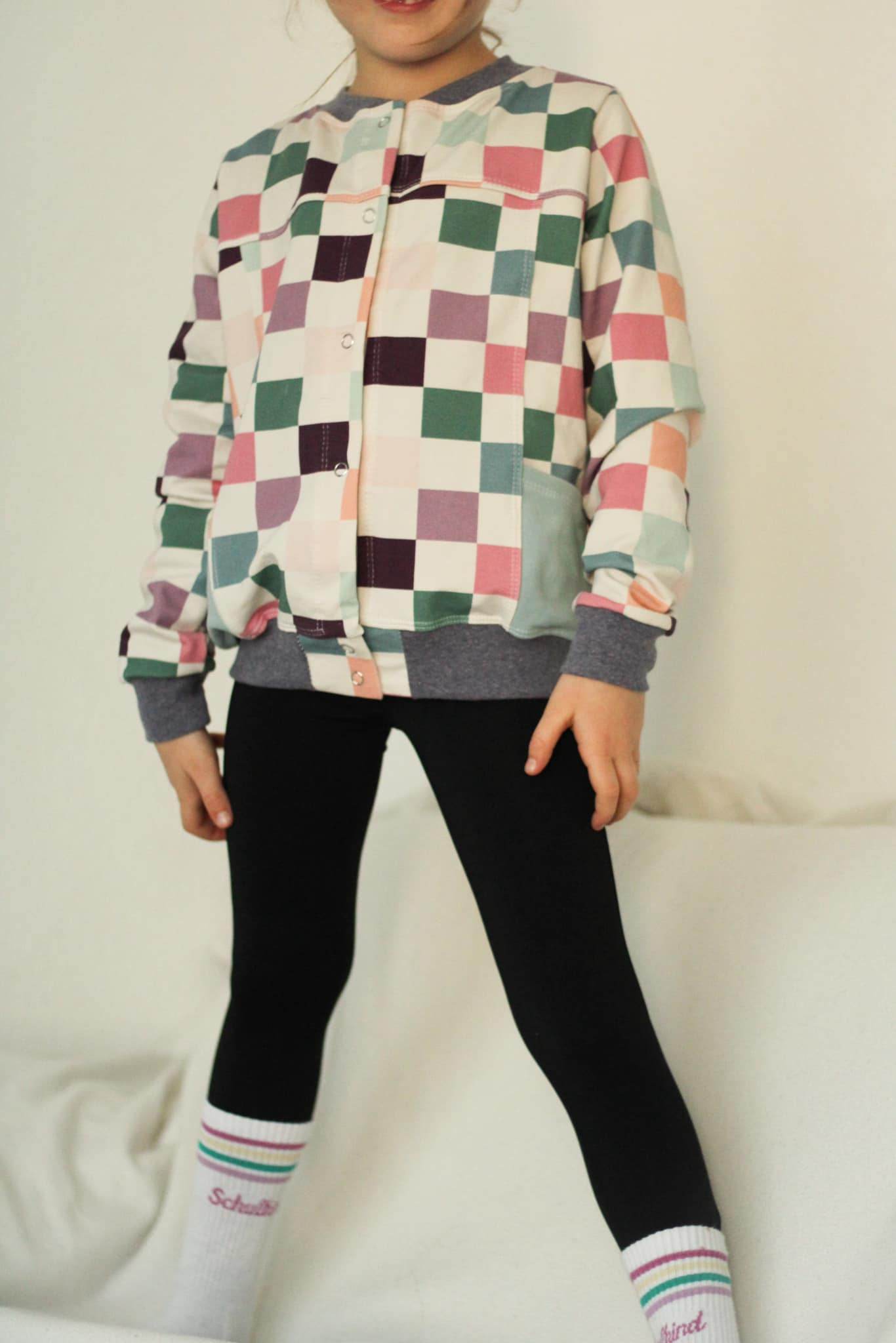 Schnittmuster Morgentau – College-Jacke Größen 86-152 - Sewando