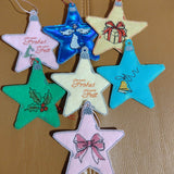 Stickdatei - Christbaumschmuck STERNE Single Line - Sewando