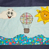 Stickdatei "Heißluftballon" in 3 Größen & 2 Versionen