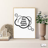 Digistamp not your ernst ... Plotterdatei, Sublimation, Drucken - Sewando