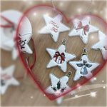 Stickdatei - Christbaumschmuck STERNE Single Line - Sewando