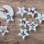 Stickdatei - Christbaumschmuck STERNE Single Line - Sewando