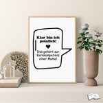 Digistamp Klar bin ich peinlich ... Plotterdatei, Sublimation, Drucken, ! - Sewando