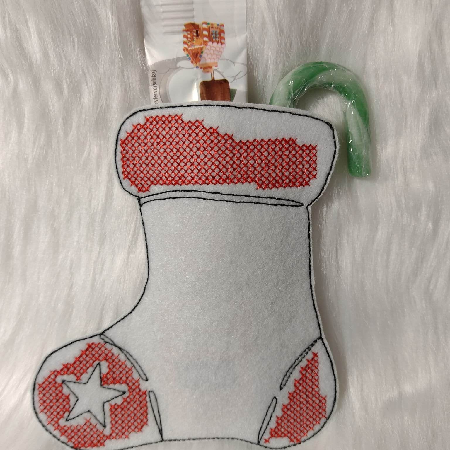 Stickdatei - Nikolaussocken / Geldgeschenk - Sewando