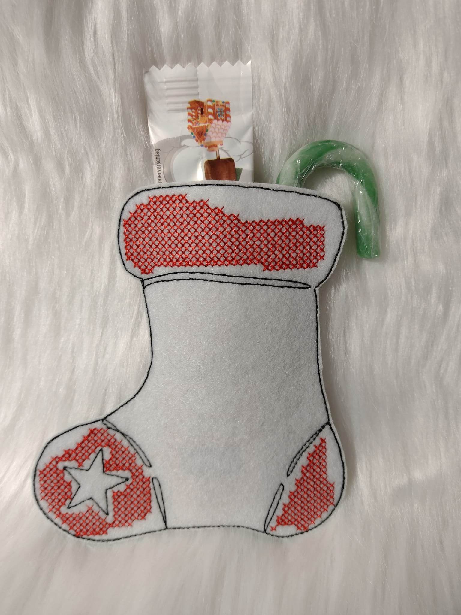 Stickdatei - Nikolaussocken / Geldgeschenk - Sewando