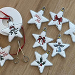 Stickdatei - Christbaumschmuck STERNE Single Line - Sewando