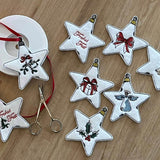 Stickdatei - Christbaumschmuck STERNE Single Line - Sewando