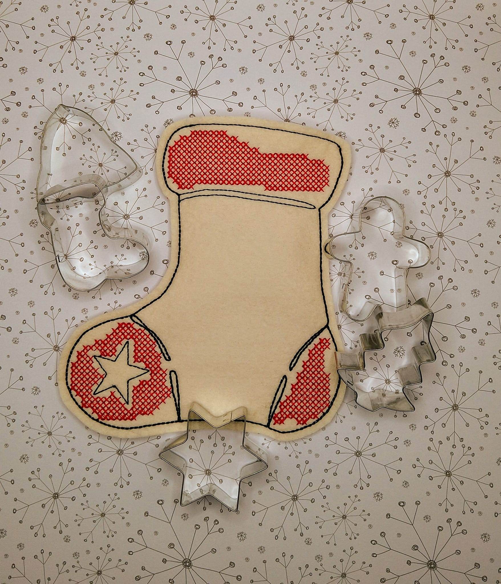 Stickdatei - Nikolaussocken / Geldgeschenk - Sewando