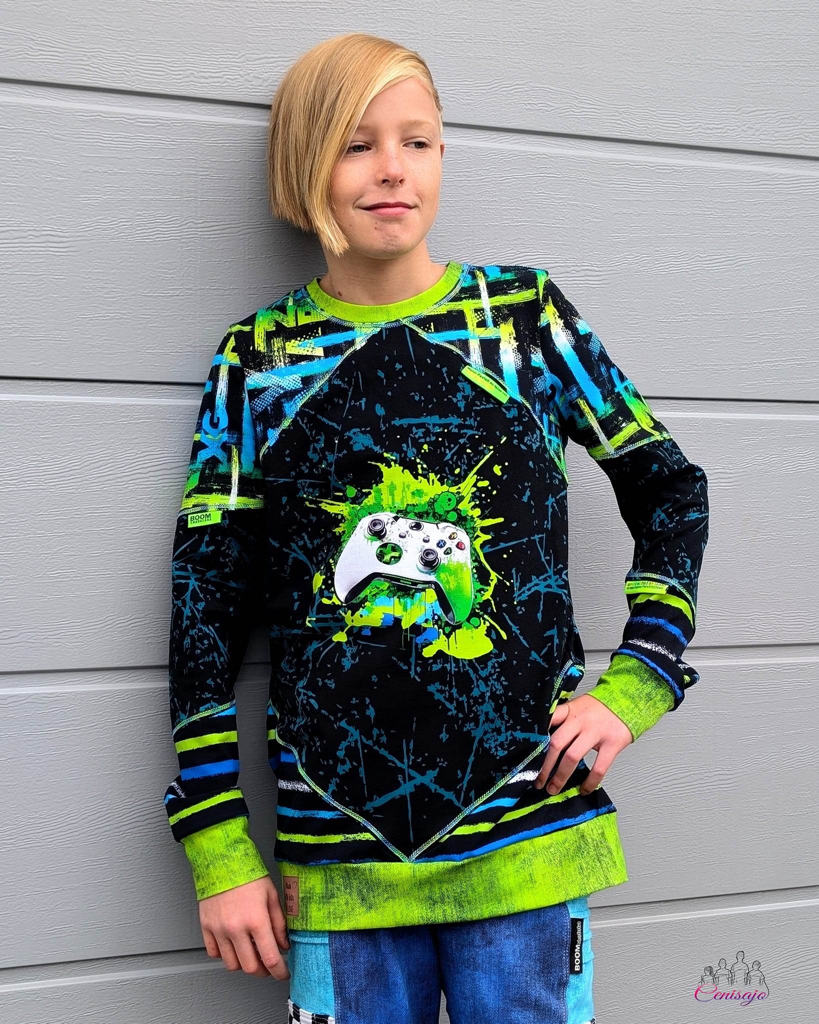 Schnittmuster *Big Grid Hoodie* UNISEX Gr. 62-176 - Sewando