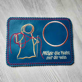 5x Stickdatei "Naht mit dir" ITH Schild, Mugrug, Solodatei