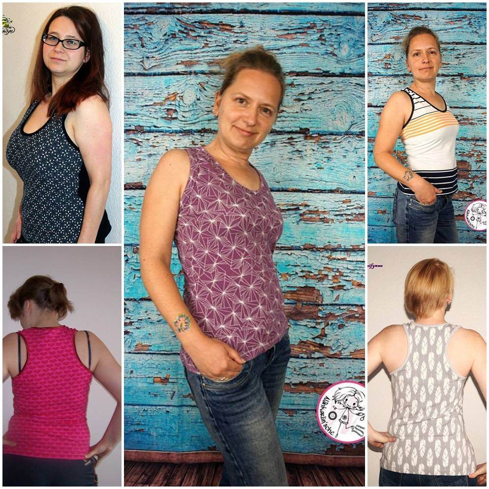 Schnittmuster Tanktop Filou Damen Gr. 34-46 - Sewando