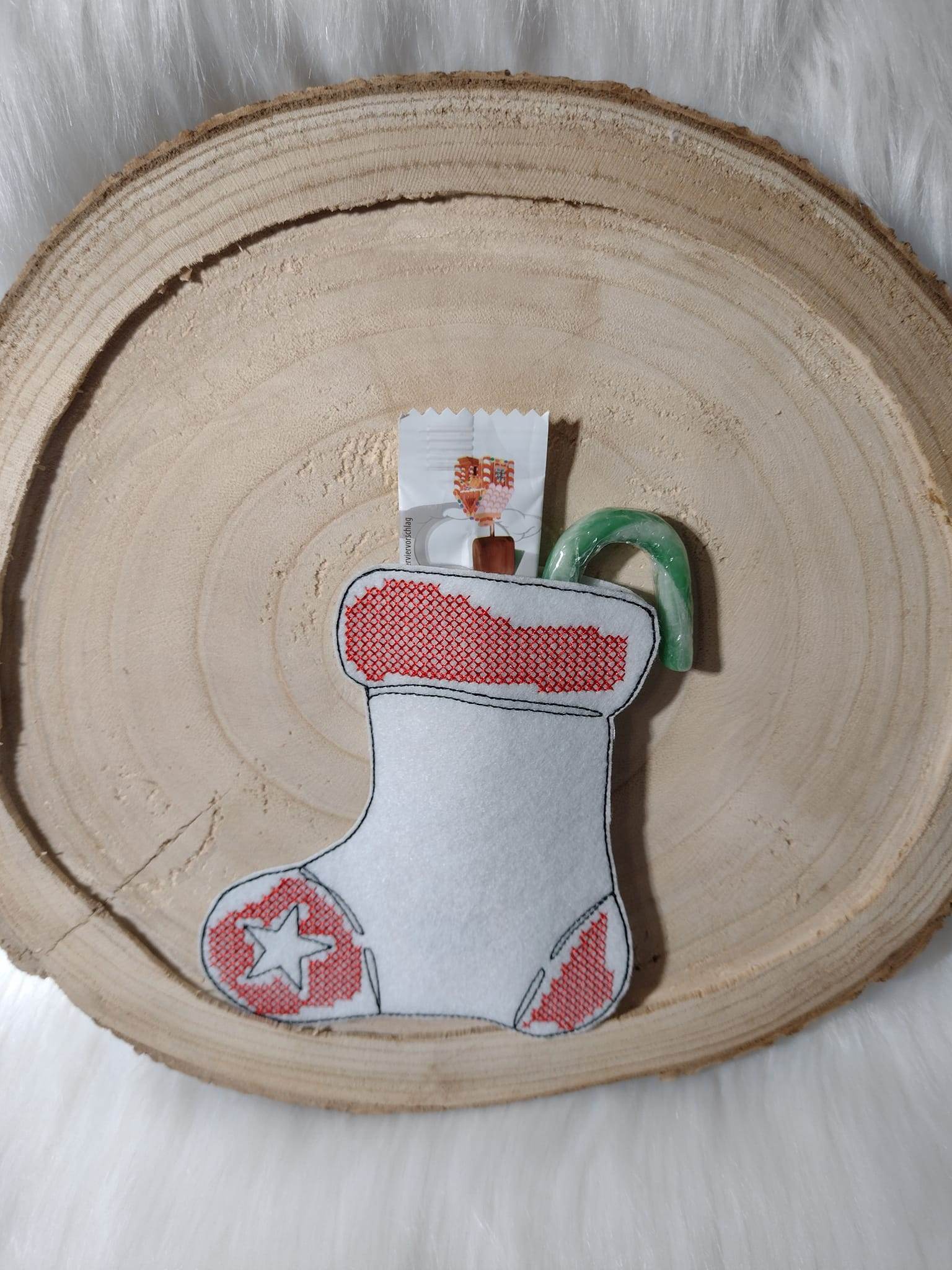Stickdatei - Nikolaussocken / Geldgeschenk - Sewando