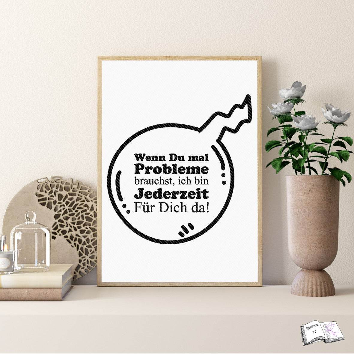 Digistamp Wenn Du mal Probleme Plotten, Sublimation, Drucken, - Sewando