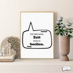 Digistamp Ich habe keine Zeit... Plotterdatei, Sublimation, Drucken, ! - Sewando