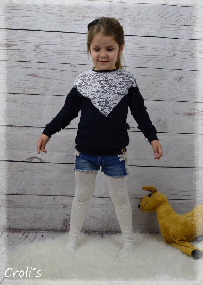 Schnittmuster MiniMerry Pullover Gr.92 - 158 - Sewando