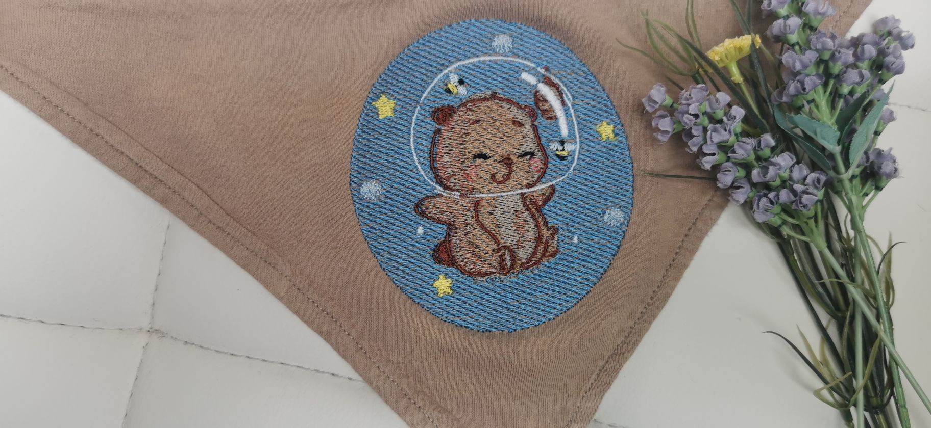 Stickdatei Weltraum-Hamster – niedliches Astronauten-Motiv für Kinderprojekte - Sewando