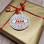 Stickdatei - 8 Christbaumkugeln personalisierbar - Sewando