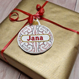 Stickdatei - 8 Christbaumkugeln personalisierbar - Sewando