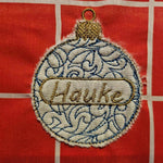 Stickdatei - 8 Christbaumkugeln personalisierbar - Sewando