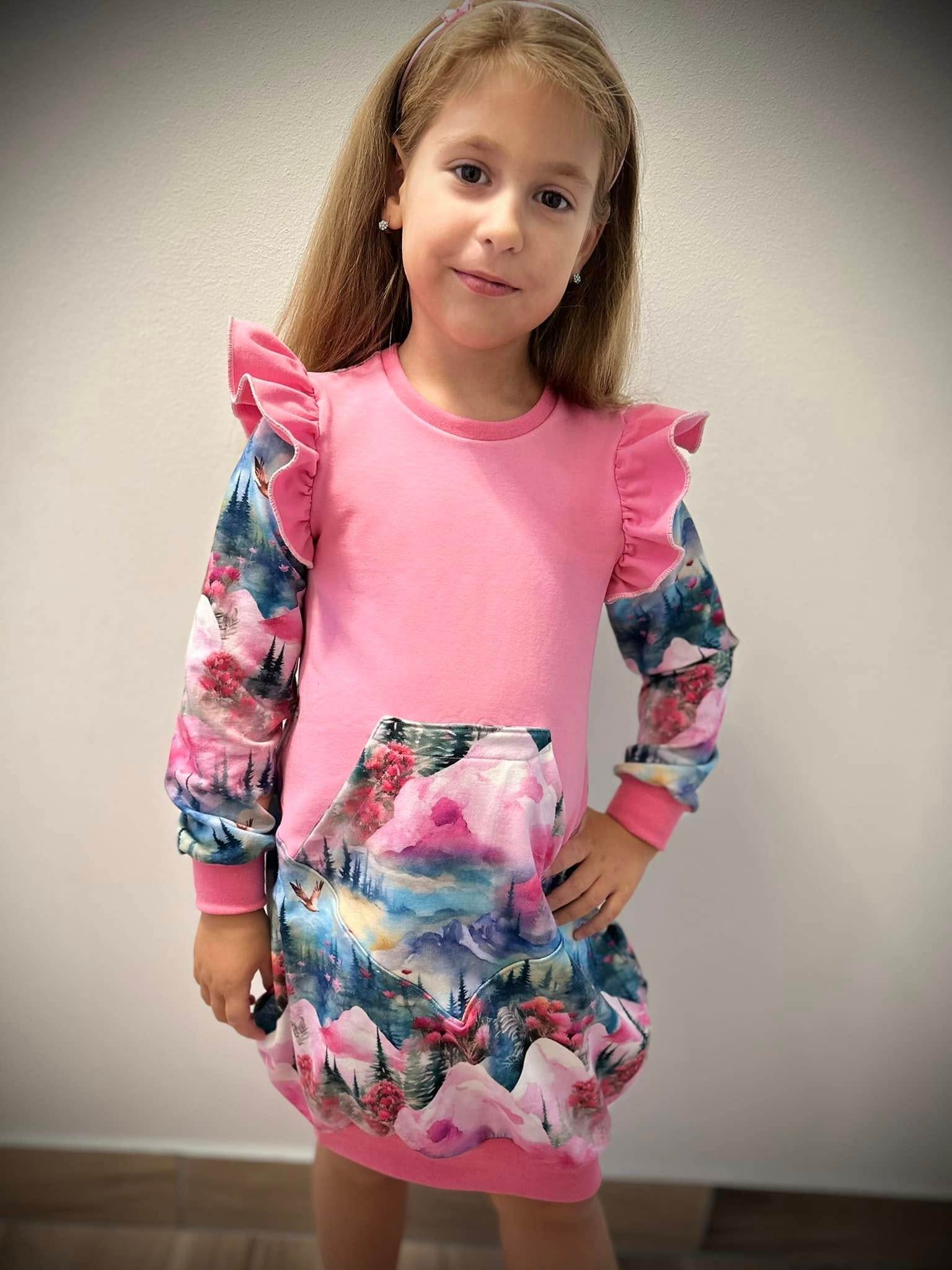 Schnittmuster *Big Grid Hoodiekleid Ballonkleid* #Kleid Gr. 62-176 - Sewando
