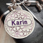 Stickdatei - 8 Christbaumkugeln personalisierbar - Sewando