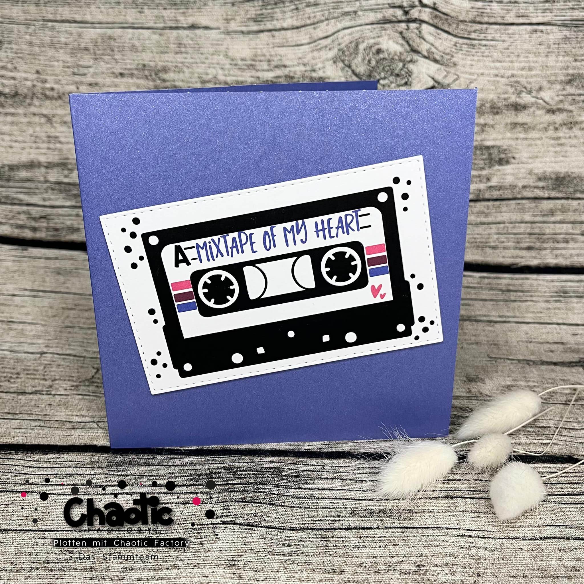 Plotterdatei Mixtape Kasette - Sewando