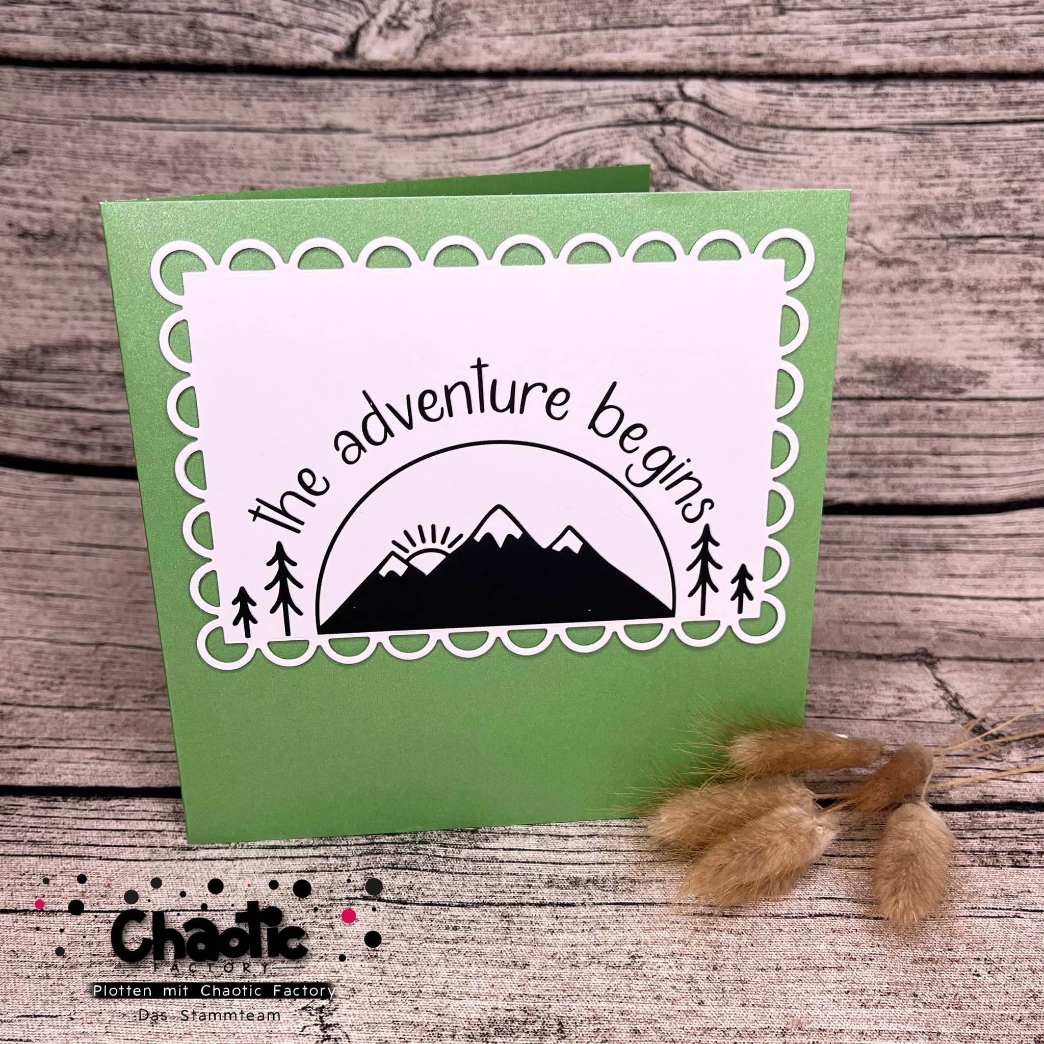 Plotterdatei Auf ins Abenteuer! - Sewando