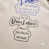 Plotterdatei Es ist Dein Leben Plotten, Sublimation, Drucken, Digistamp, - Sewando
