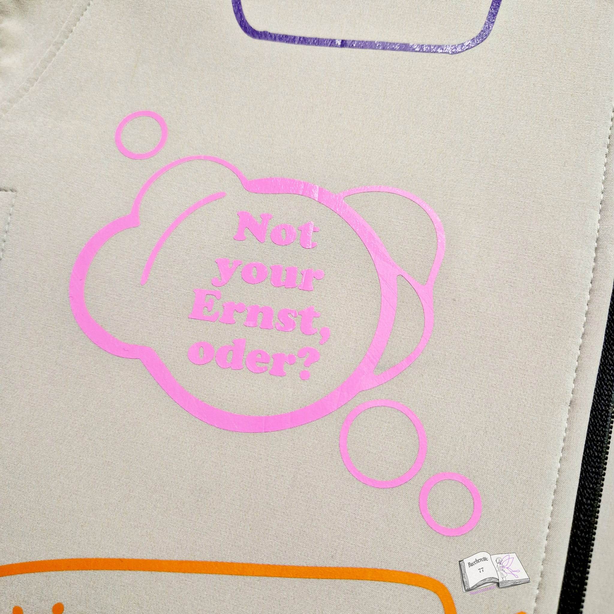 Digistamp not your ernst ... Plotterdatei, Sublimation, Drucken - Sewando
