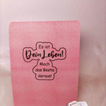 Digistamp Es ist Dein Leben Plotten, Sublimation, Drucken ! - Sewando