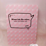 Digistamp Wenn ich Du wäre Plotten, Sublimation, Drucken, - Sewando
