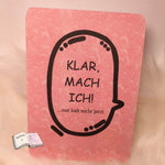 Digistamp Klar, mach ich ...Plotterdatei, Sublimation, Drucken, ! - Sewando