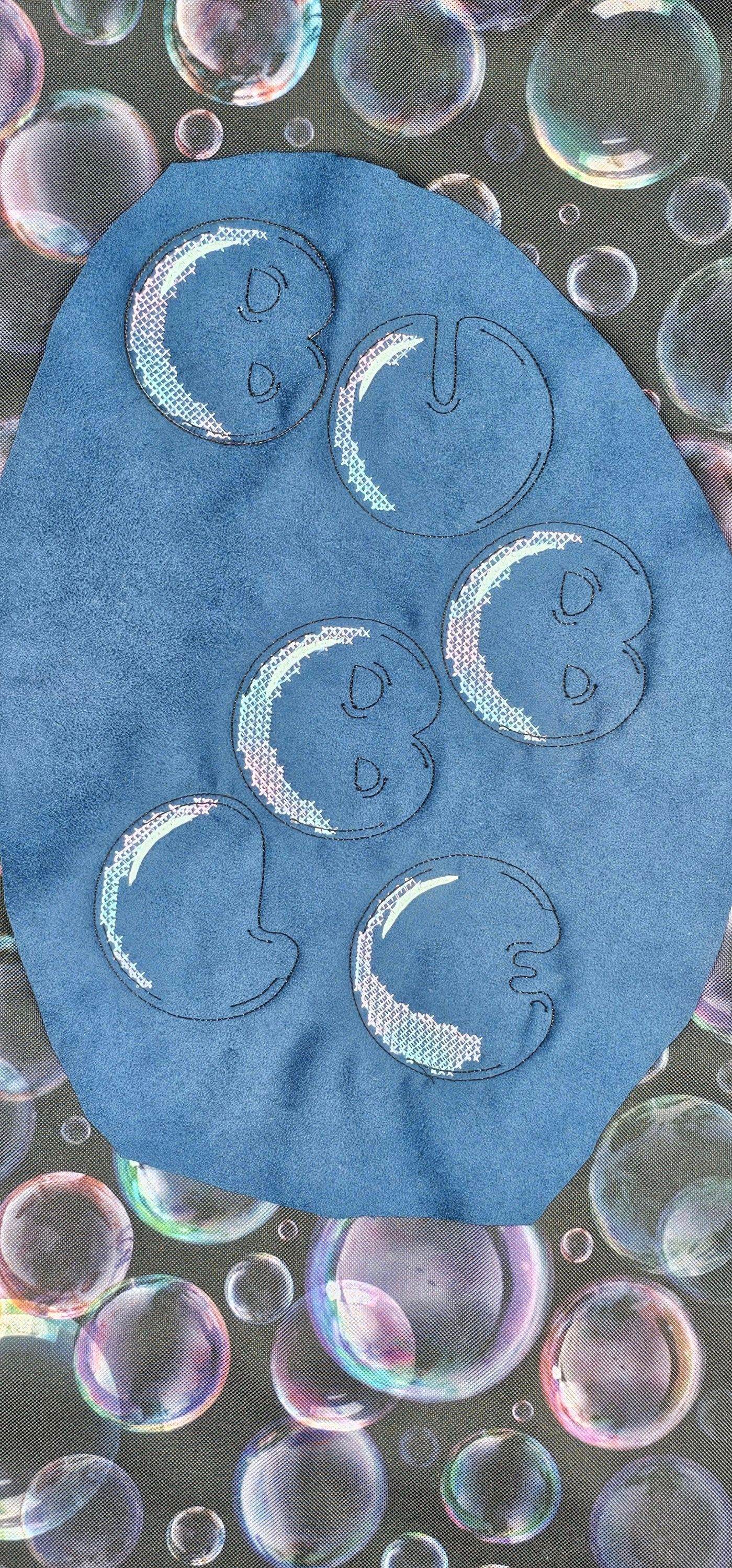 Stickdatei - BUBBLE Alphabet A-Z - Sewando
